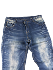 Crazy washed Straight Jeans (L)