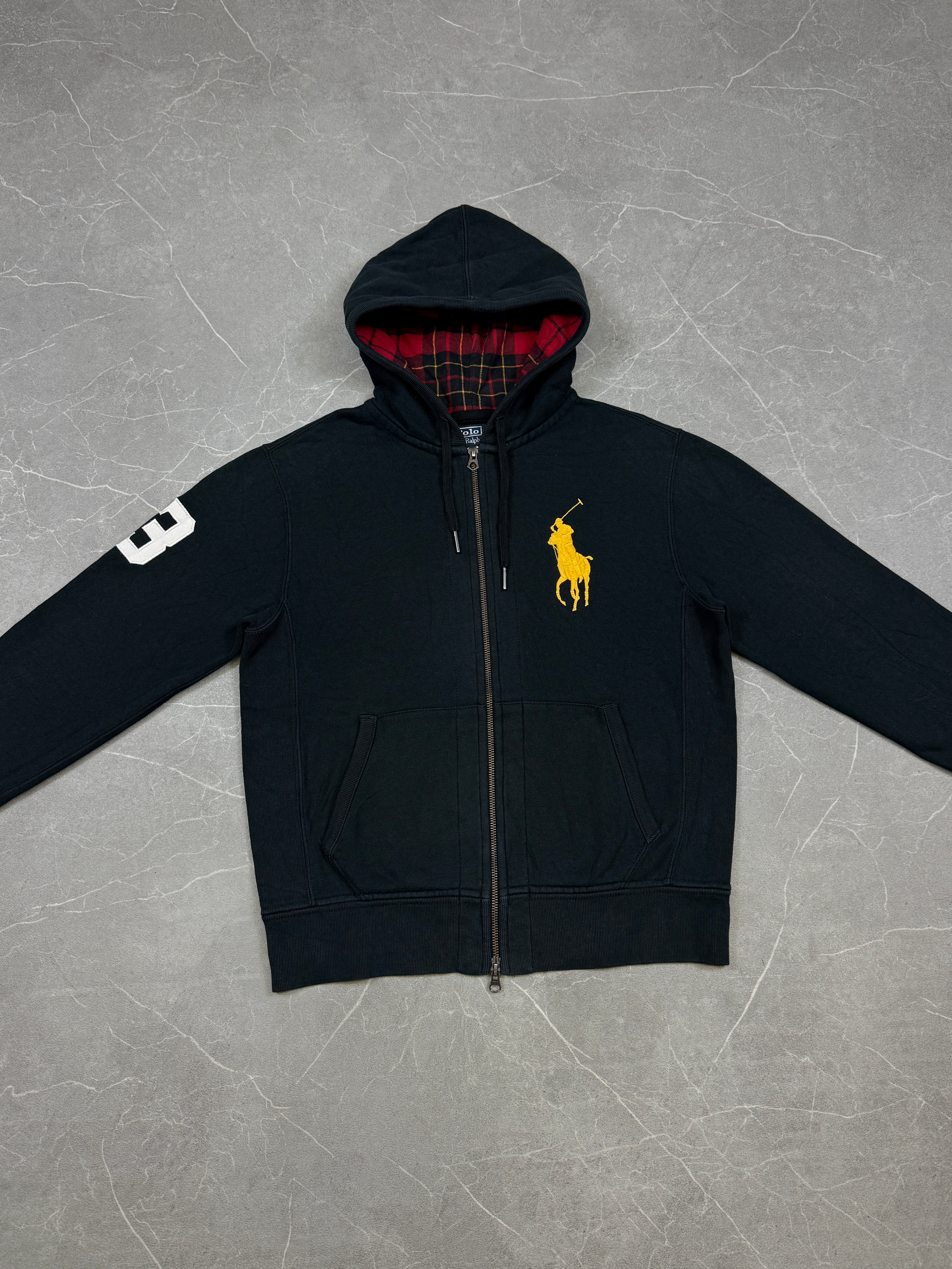 Ralph Lauren Big Pony Checked Hood Zipper (S)