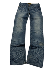 Crazy washed Straight Jeans (XS)