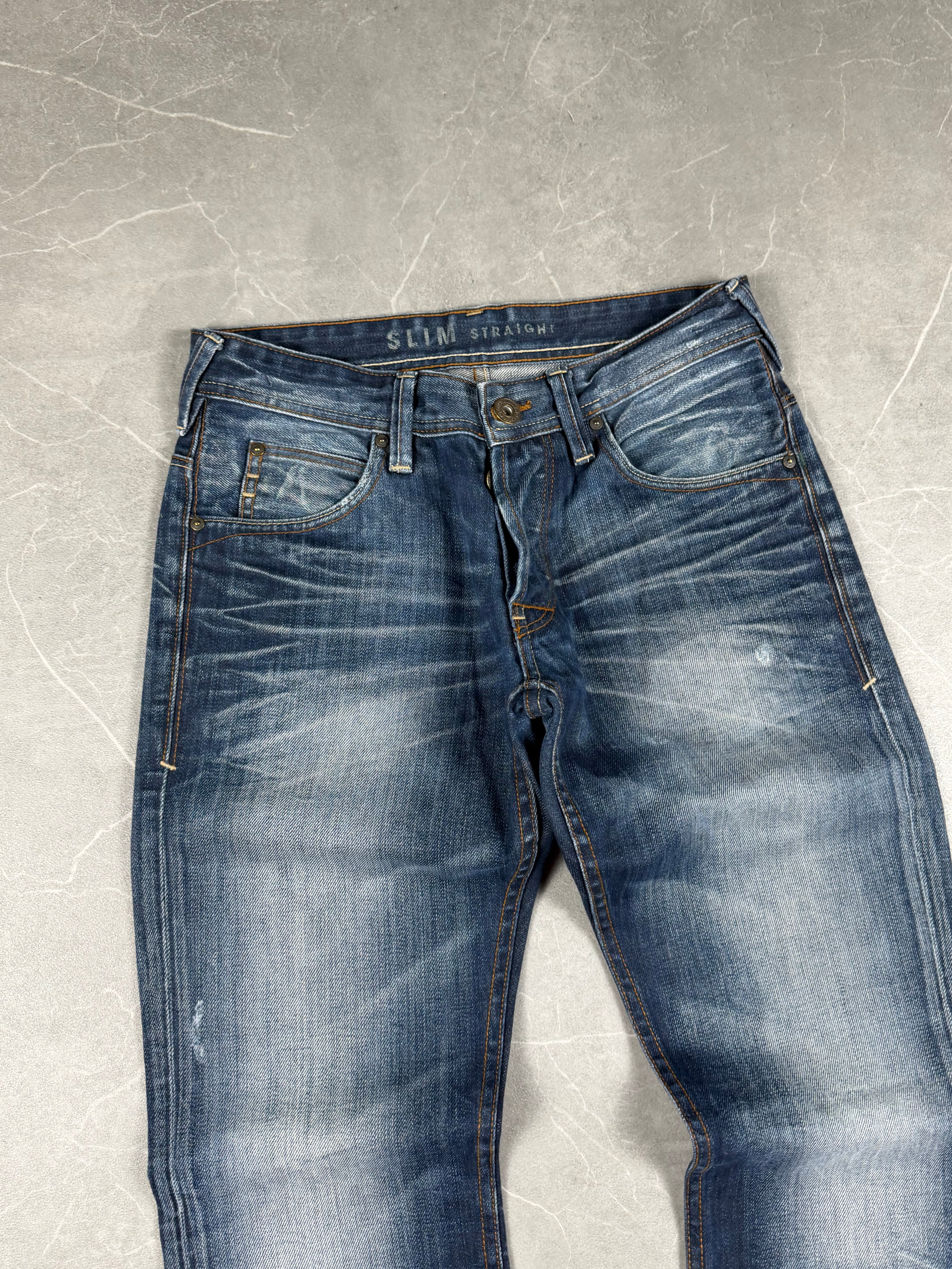 Vintage washed Slim Jeans (S-M)