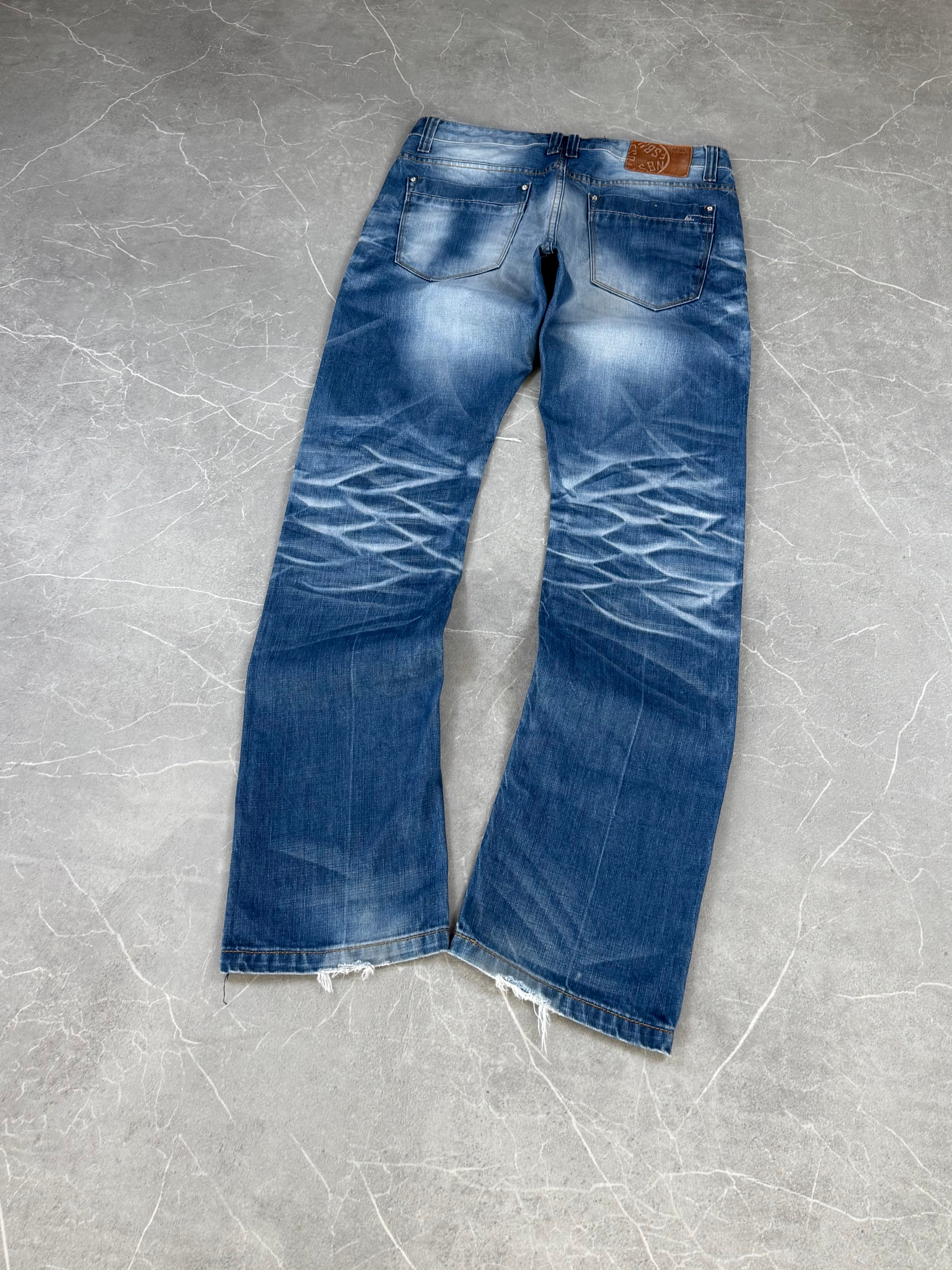Vintage washed Straight Jeans (M)