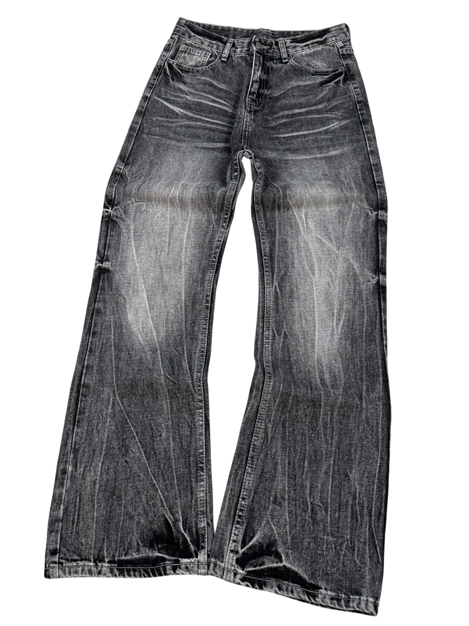 Crazy Washed Bootcut Jeans (S)
