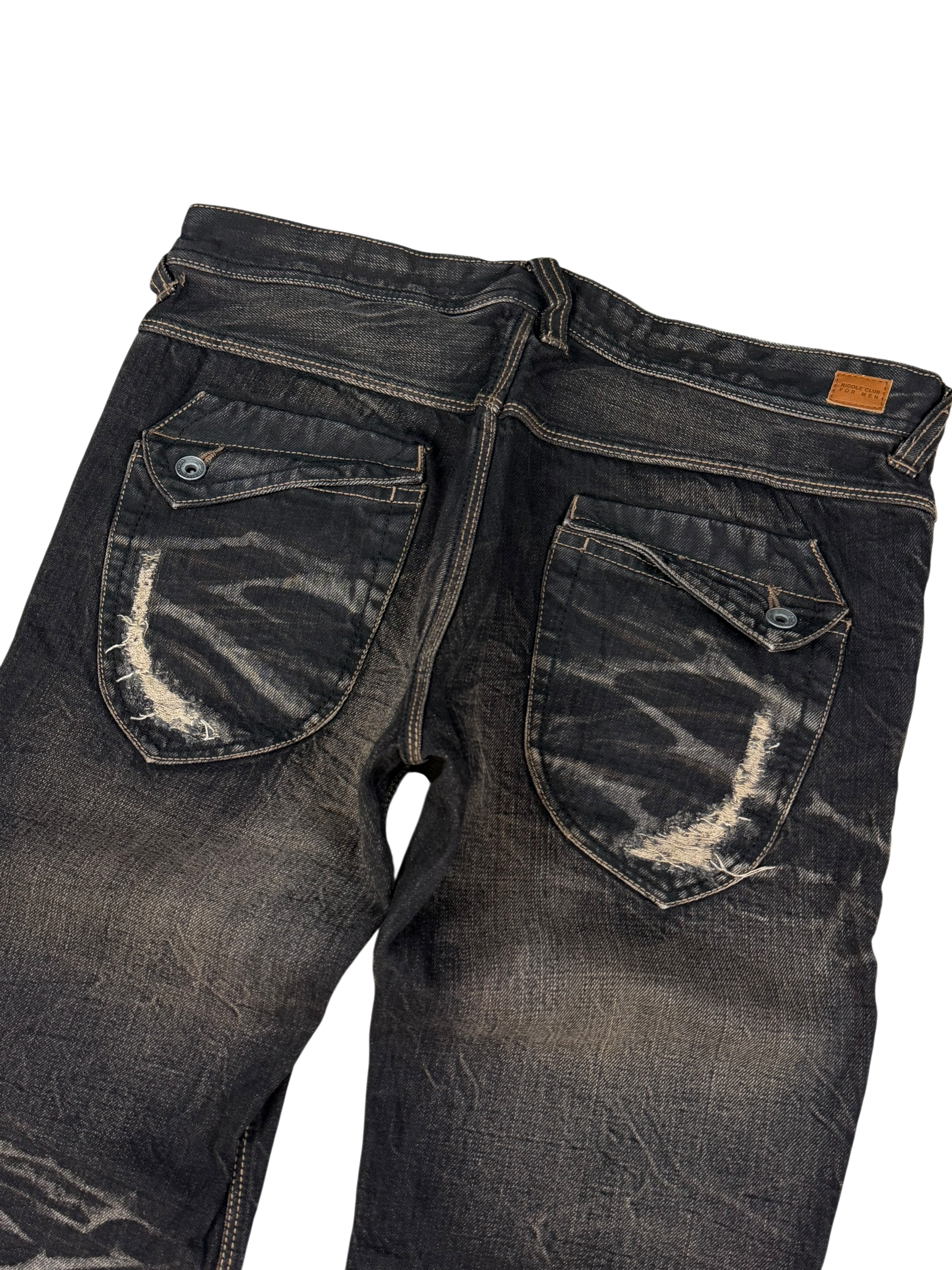 Crazy washed Bootcut Jeans (L)