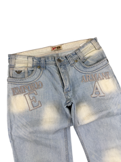 Armani vintage Big Logo Straight Jeans (M)