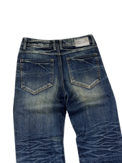 Crazy washed Straight Jeans (XS-S)