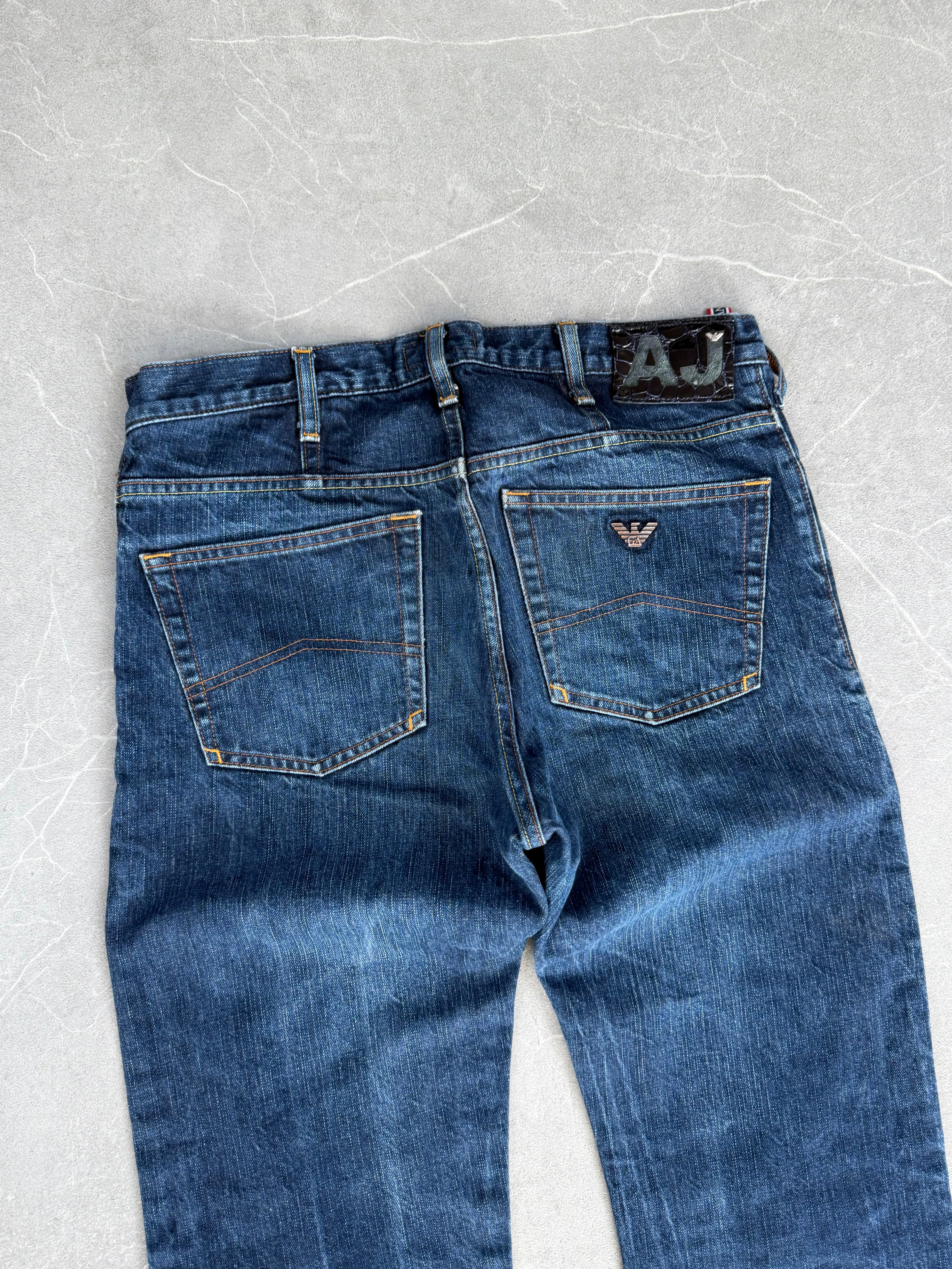 Armani Vintage Washed Slim/Straight Jeans (S)