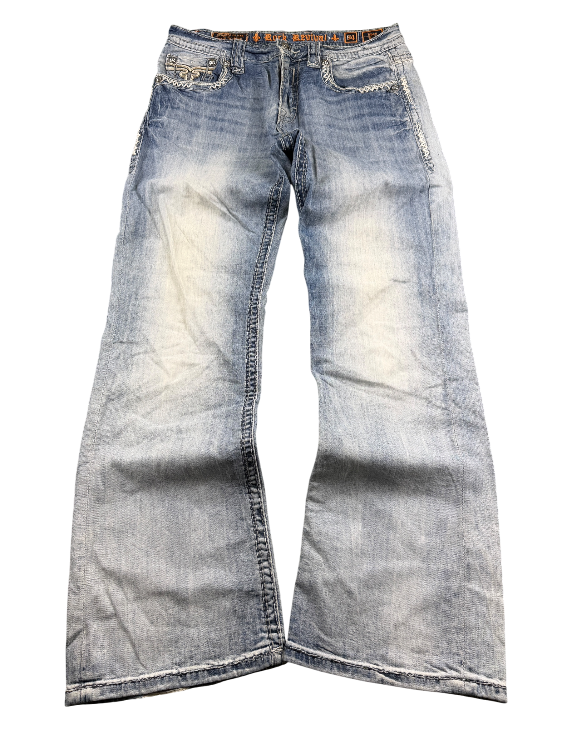 Rock Revival vintage washed Bootcut Jeans (M)