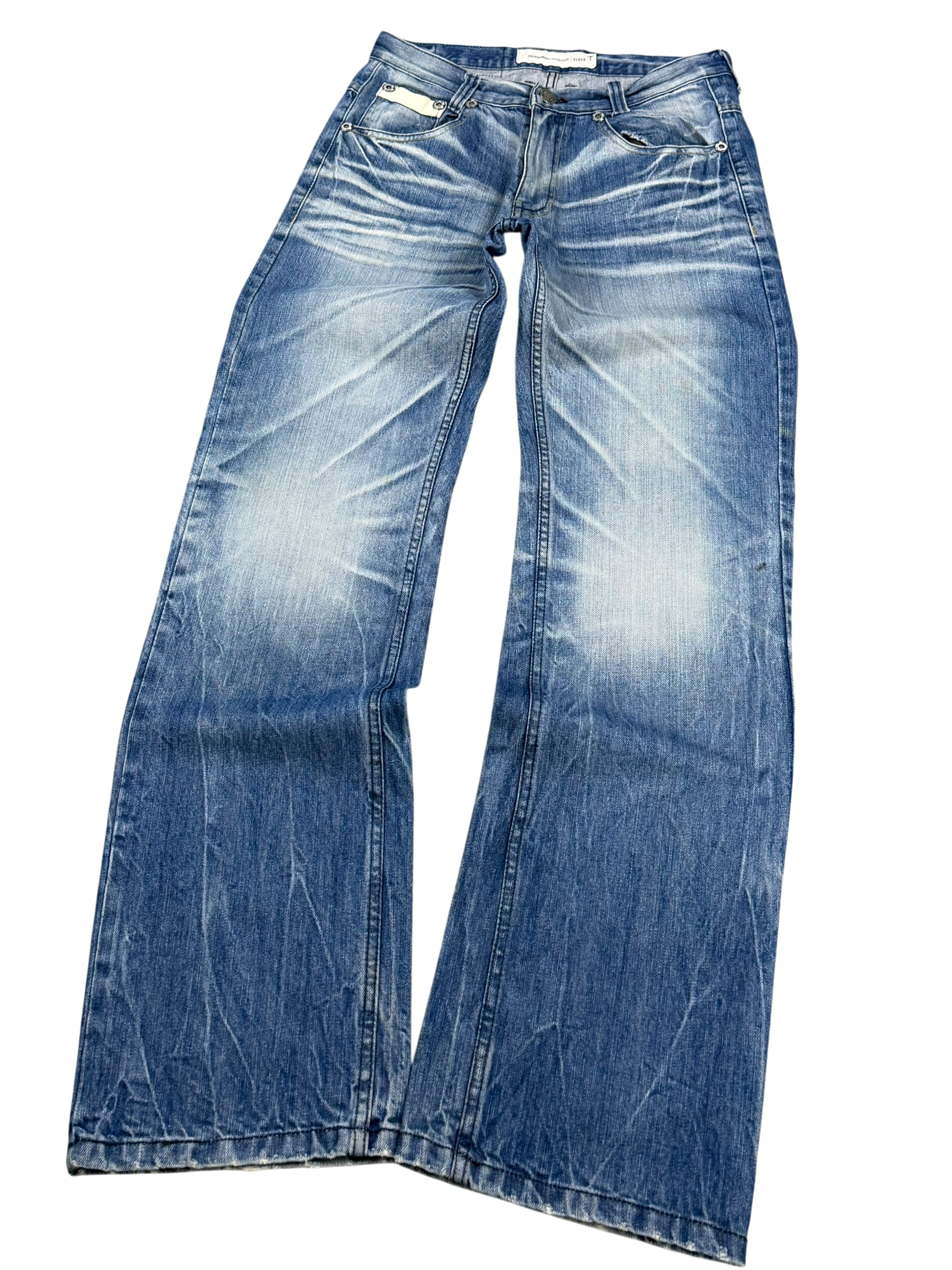Crazy washed bootcut jeans (S-M)