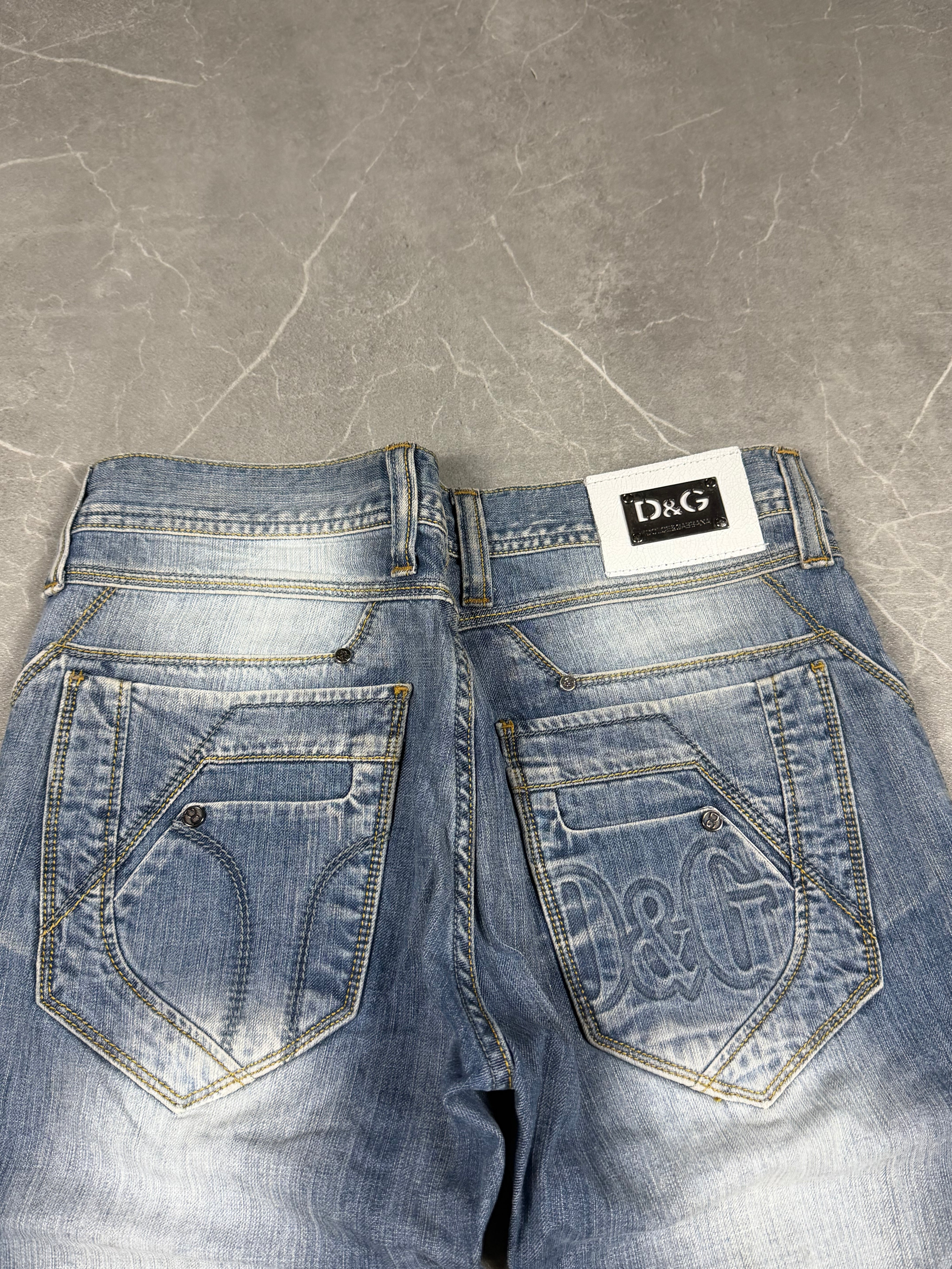 Dolce Gabbana Logo Jeans (S-M)