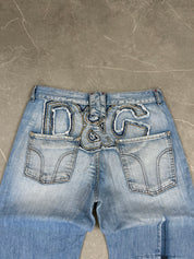 Dolce Gabbana Big Logo Bootcut  Jeans (S-M)
