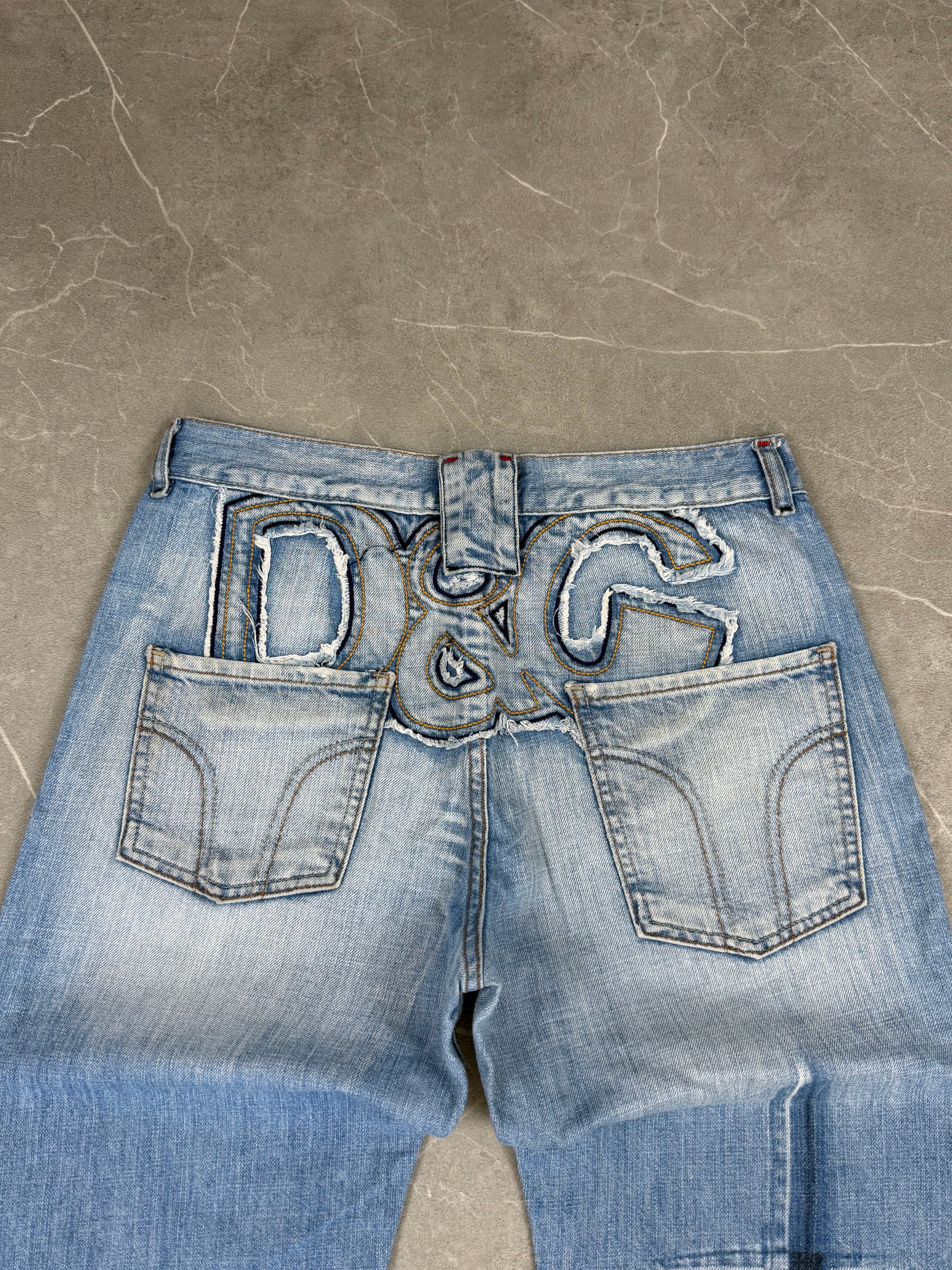 Dolce Gabbana Big Logo Bootcut  Jeans (S-M)