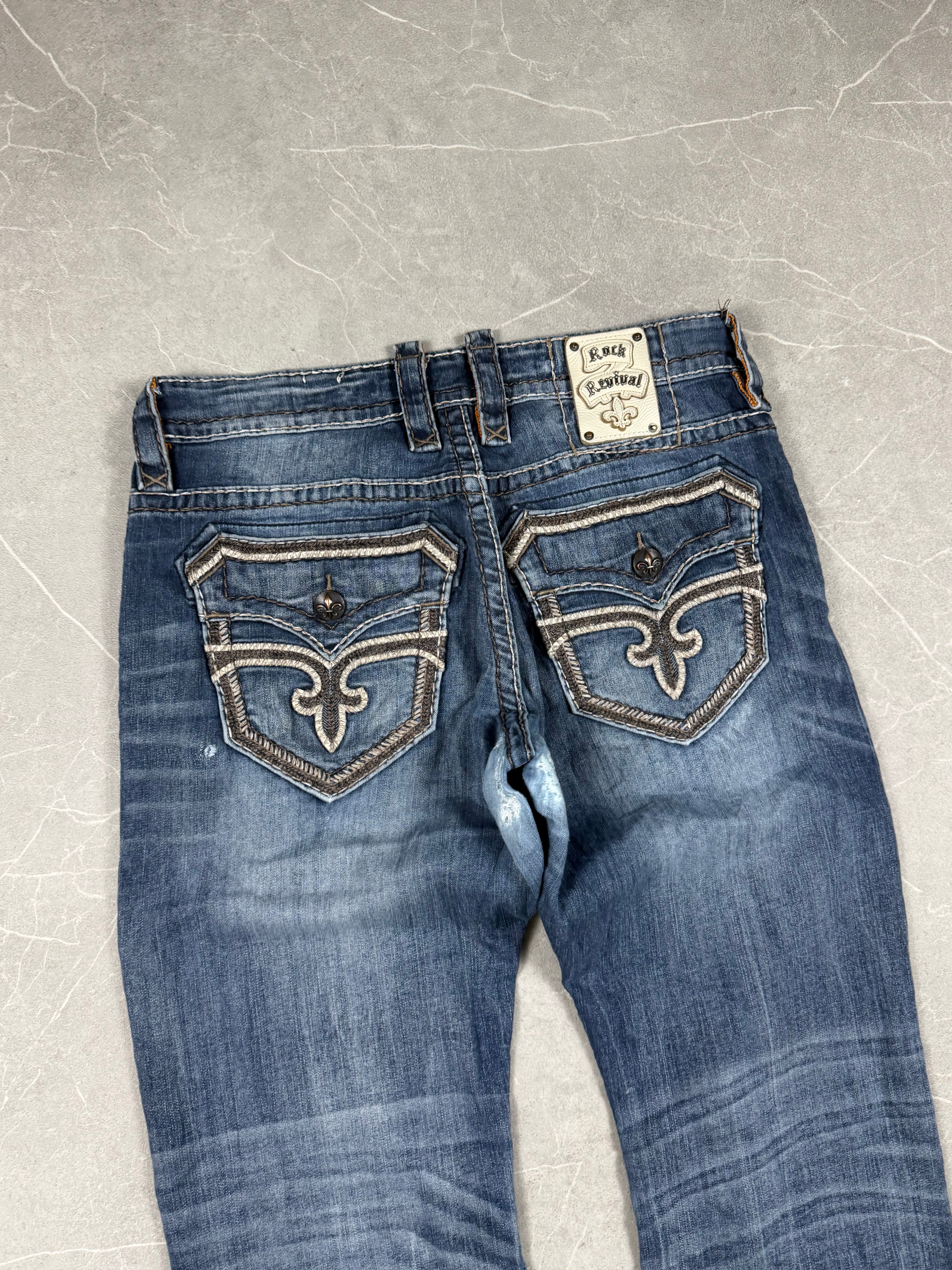 Rock revival washed Bootcut Jeans (S-M)