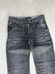Vintage Washed Slim Jeans (S-M)