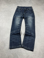 Vintage washed Straight Jeans (M-L)