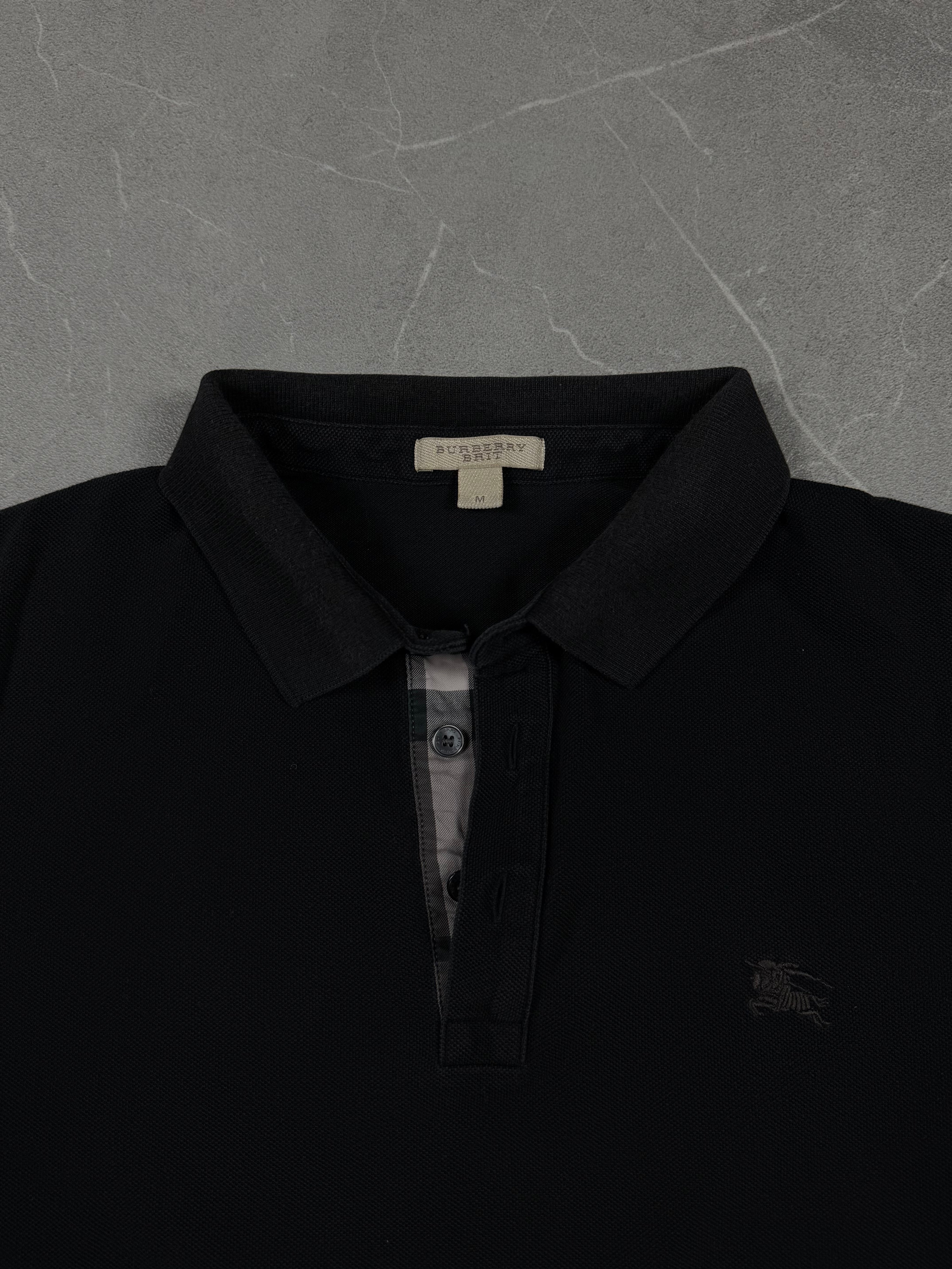 Burberry vintage Poloshirt *Black on Black (S)