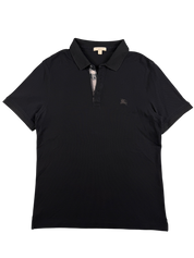 Burberry vintage Slimfit Poloshirt *Black on Black (L)
