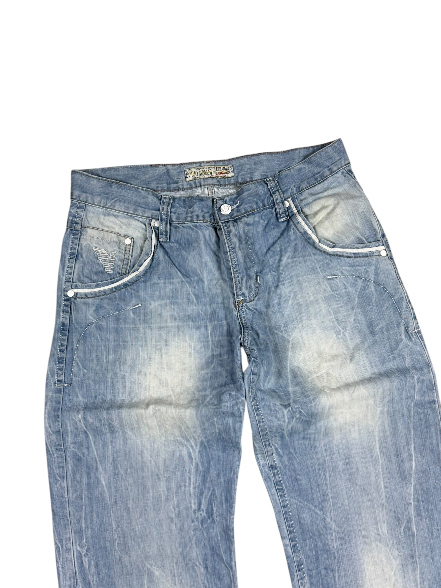 Armani washed Bootcut Jeans (M)