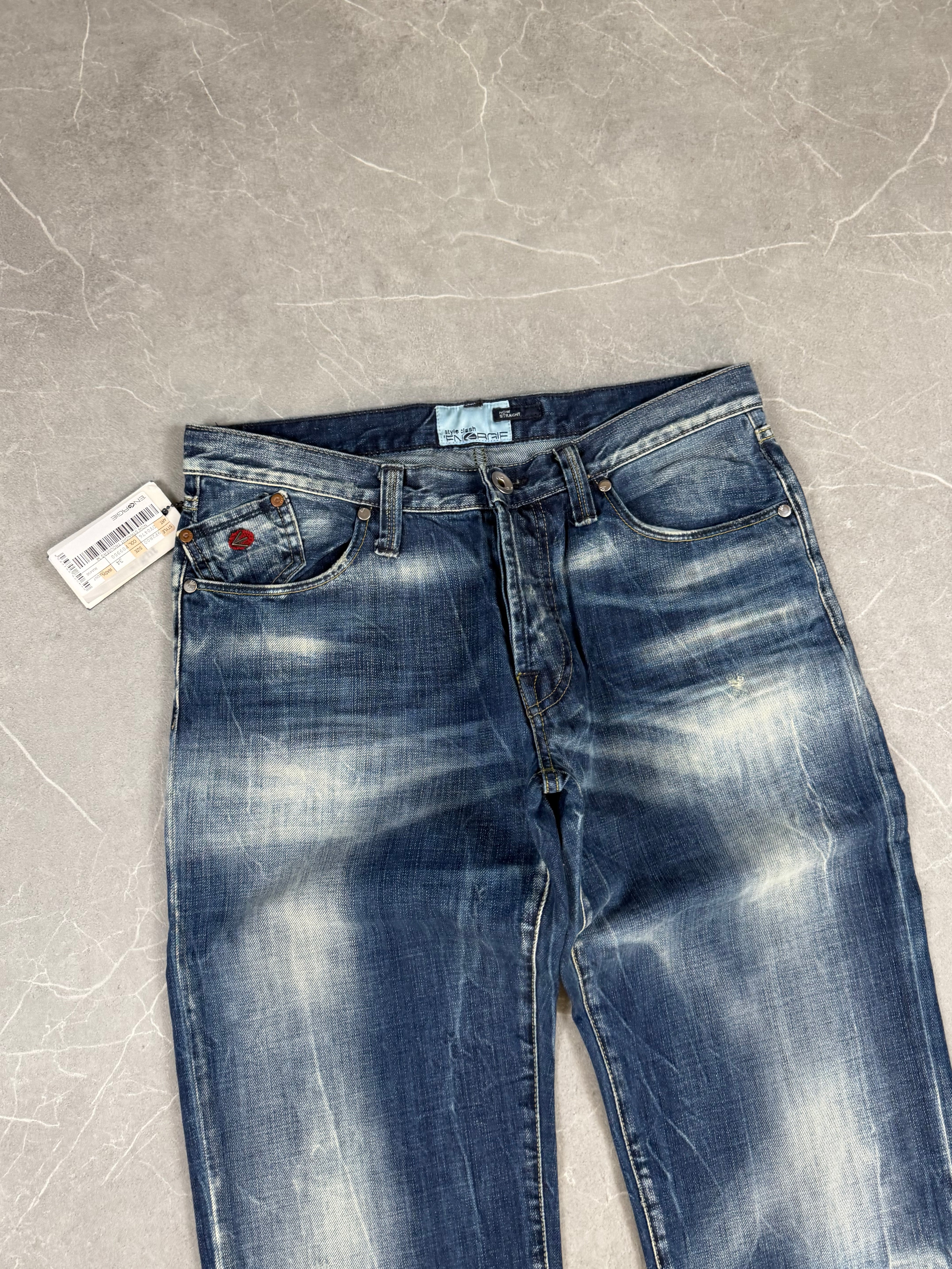 Vintage washed Straight Jeans (M)