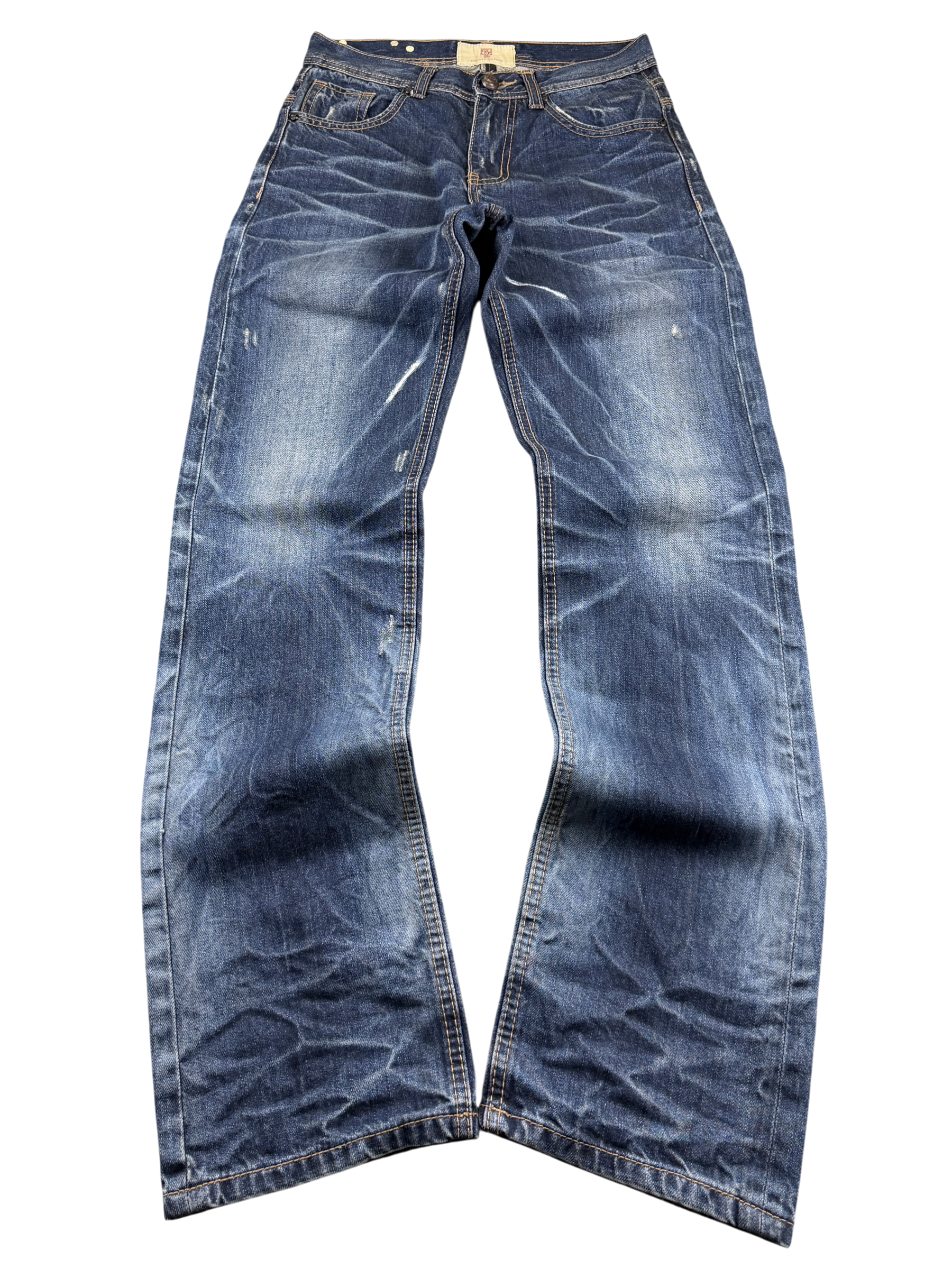 Ultra washed Straight Jeans (XS)