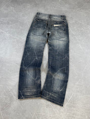 Vintage Washed Straight Jeans (XS-S)
