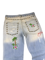 Dolce Gabbana Big Logo „Honolulu“ Bootcut Jeans (L-XL)