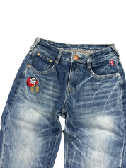 Washed Straightfit Jeans (XXS-XS)