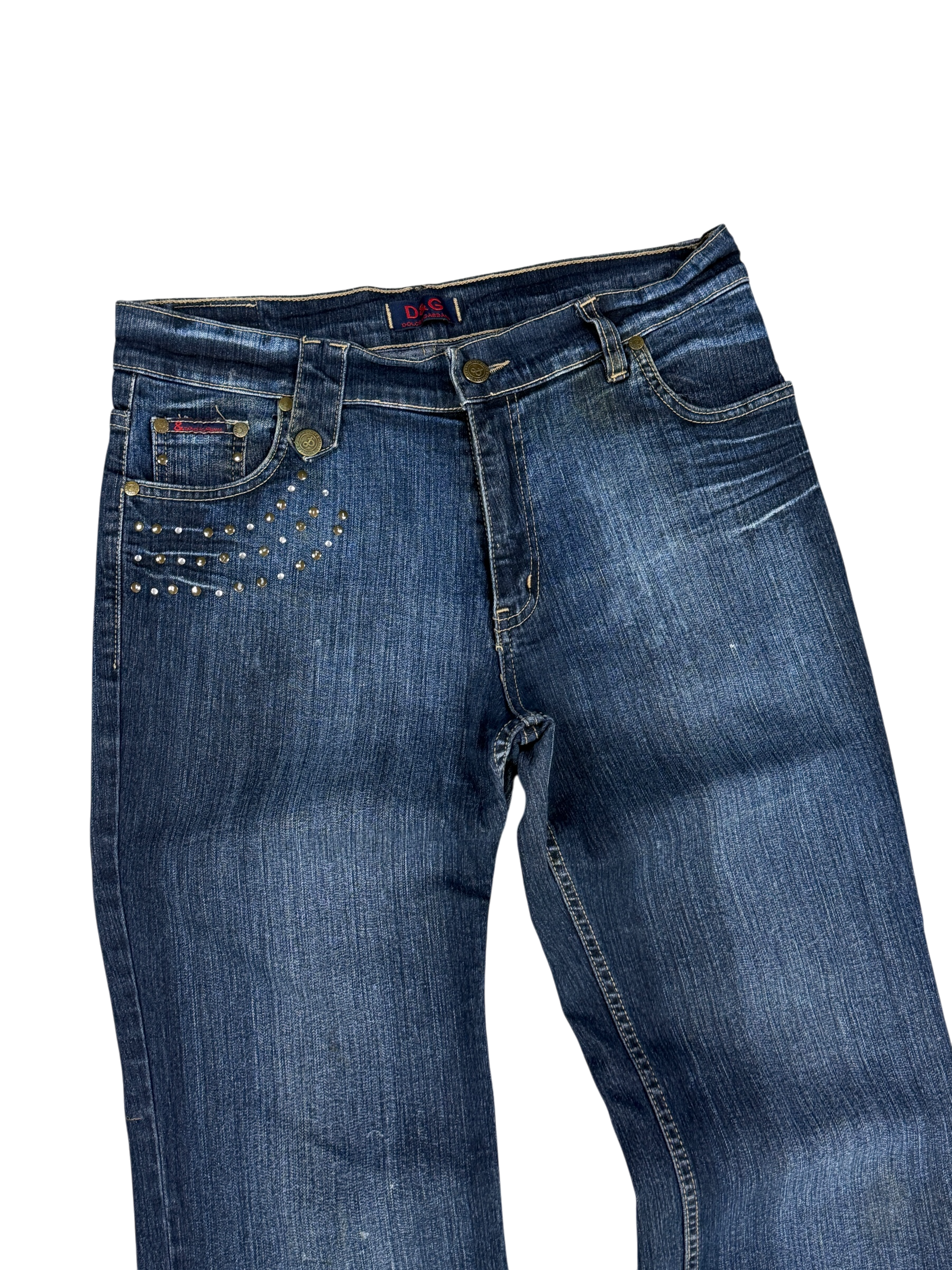 Dolce Gabbana embroidered Straight Jeans (XS)