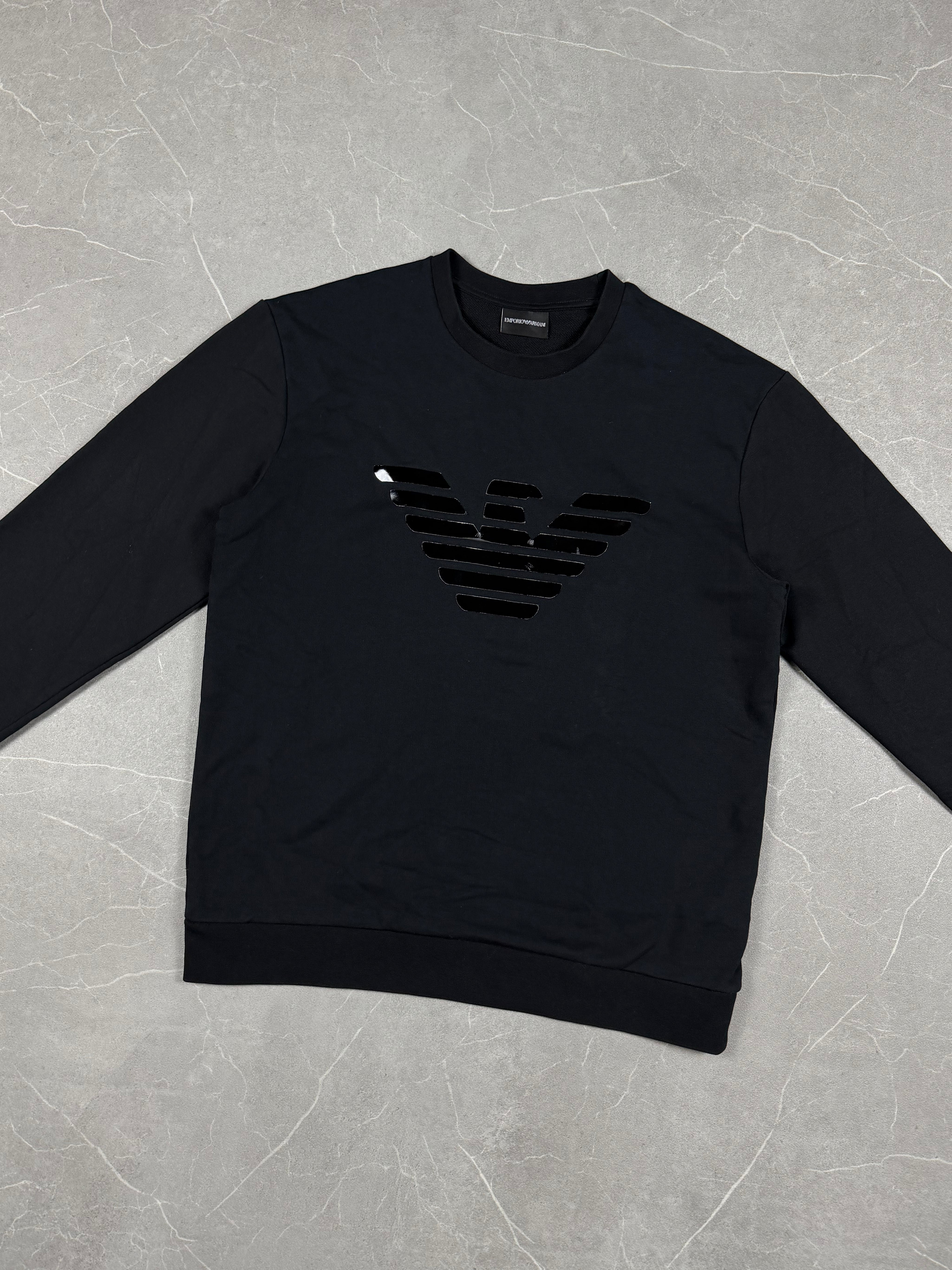 Armani Glossy Logo Sweater (M)