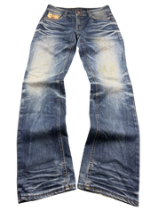 Ultra washed Straight/Bottleg Jeans (S)