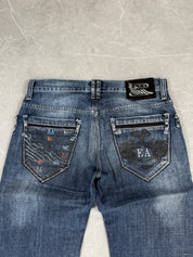 Armani Vintage Biglogo Bootcut Jeans (M)