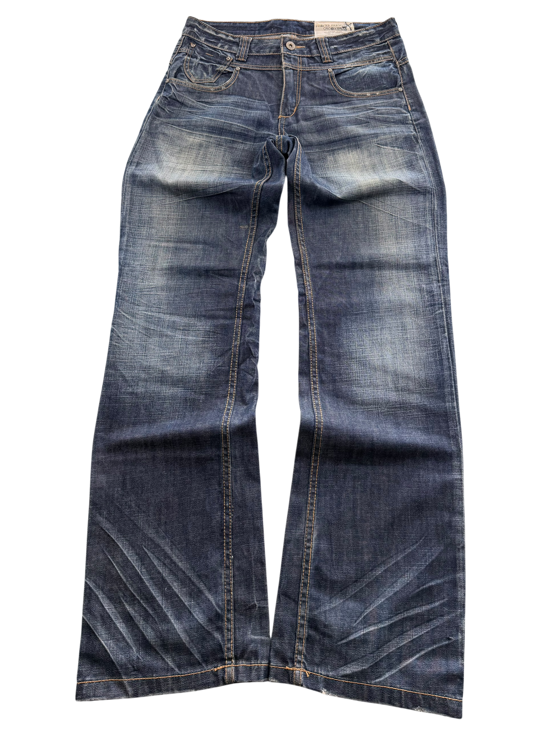 Crazy Washed Bootcut Jeans (L)