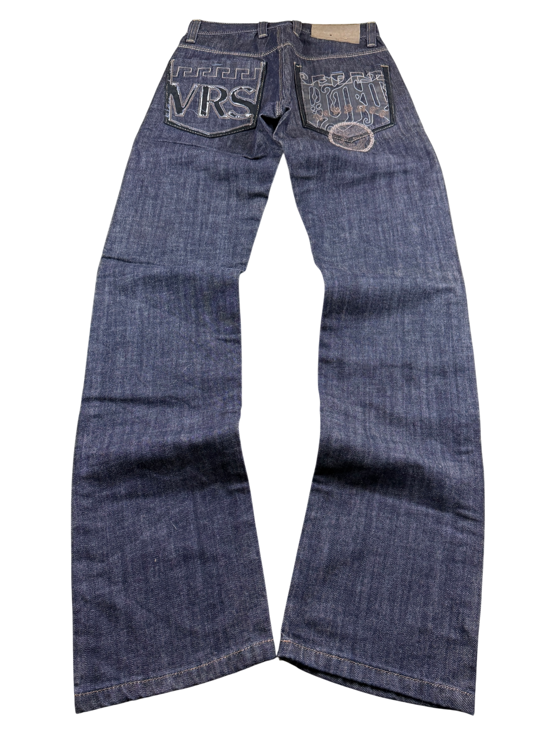 Versace vintage Big Logo Straight Jeans (XS)