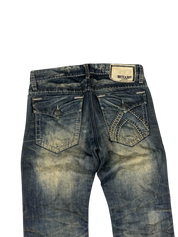 Crazy Sandwashed Straight Jeans (S-M)