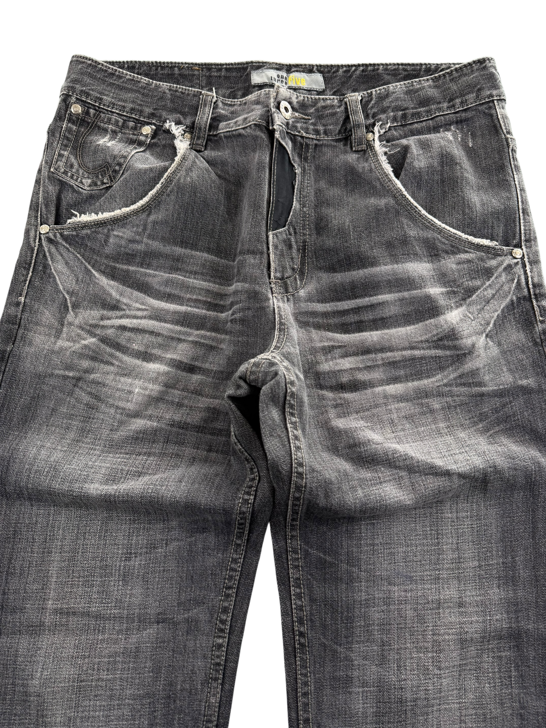 Washed Straightfit Jeans (S)