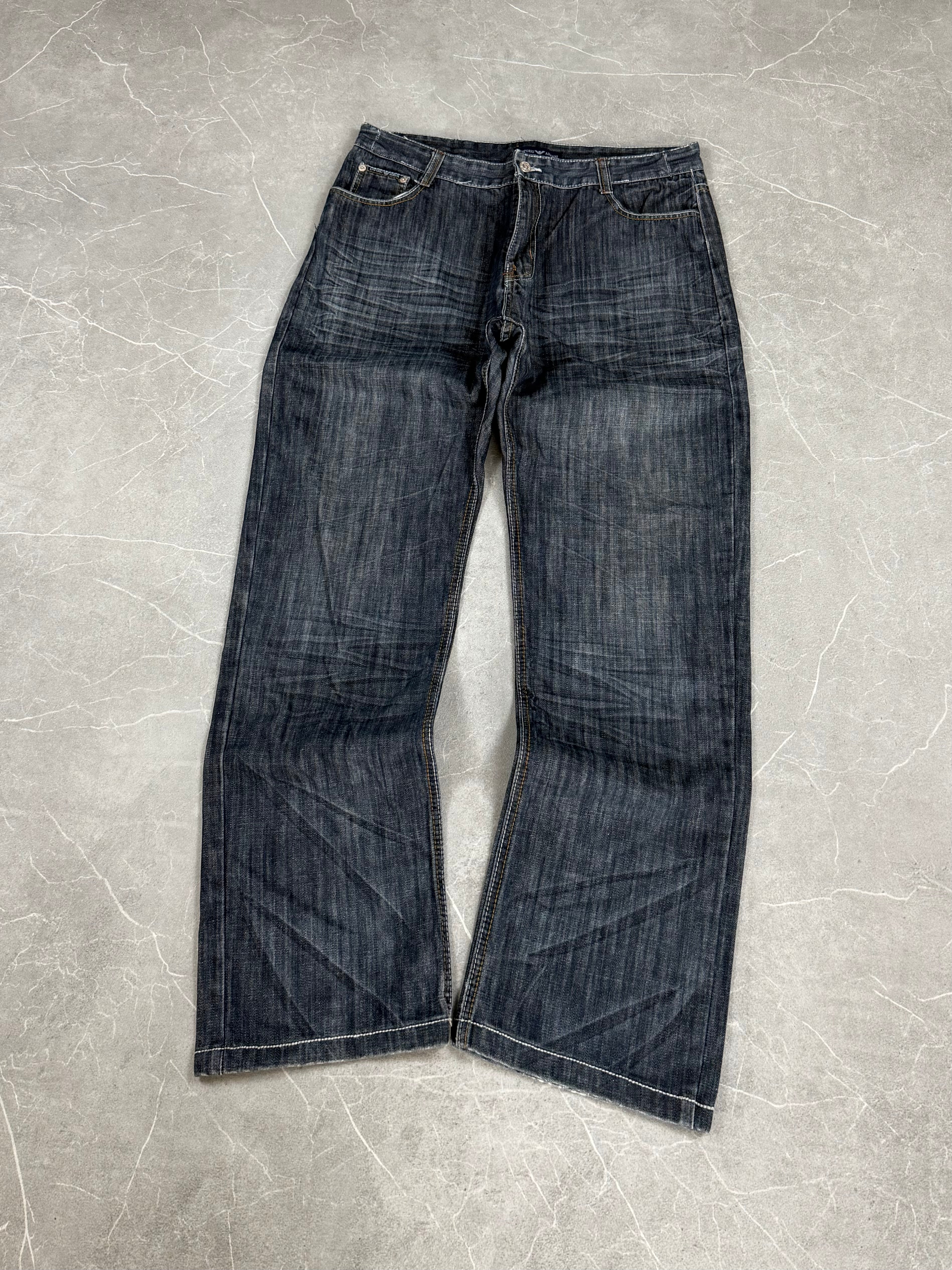 Armani washed/Big Logo Jeans (S-M)