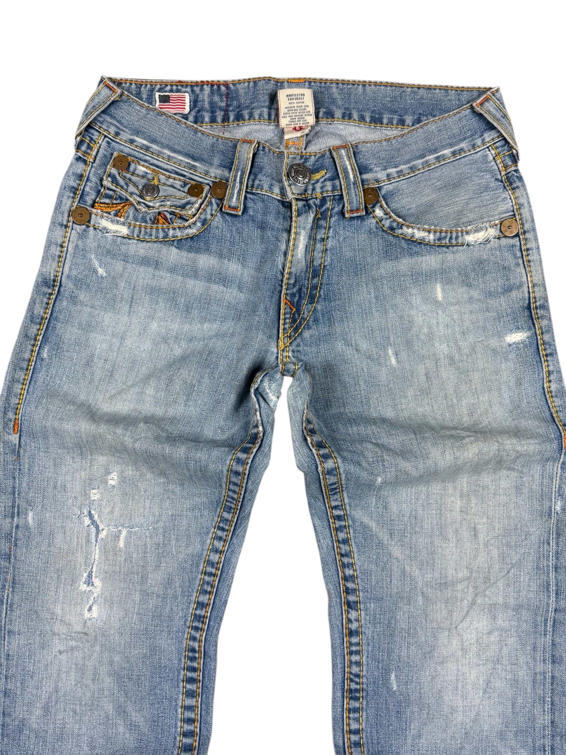 True Religion Rainbow Billy Bootcut Jeans (S)