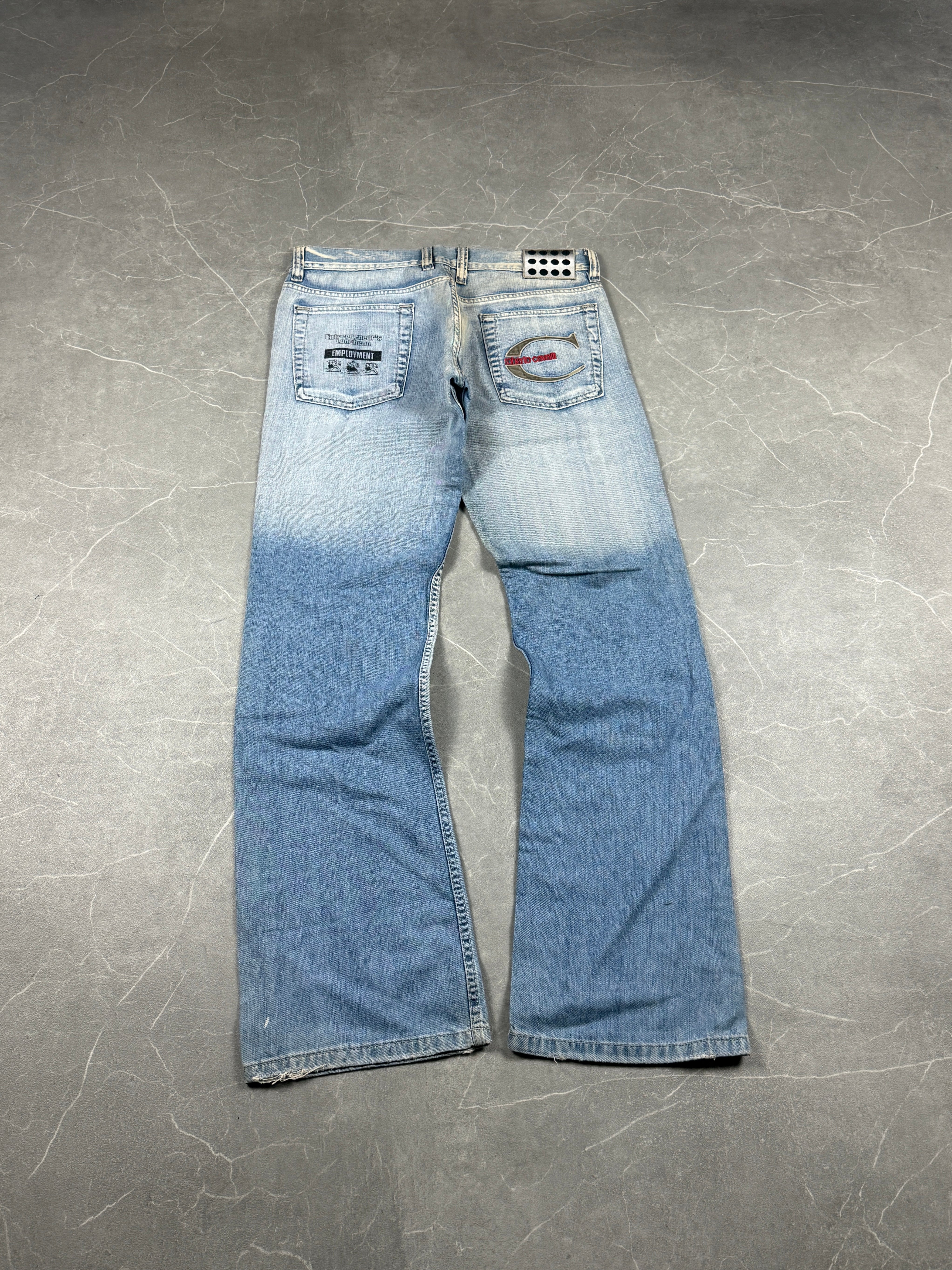 Cavalli Big Logo Jeans (M)