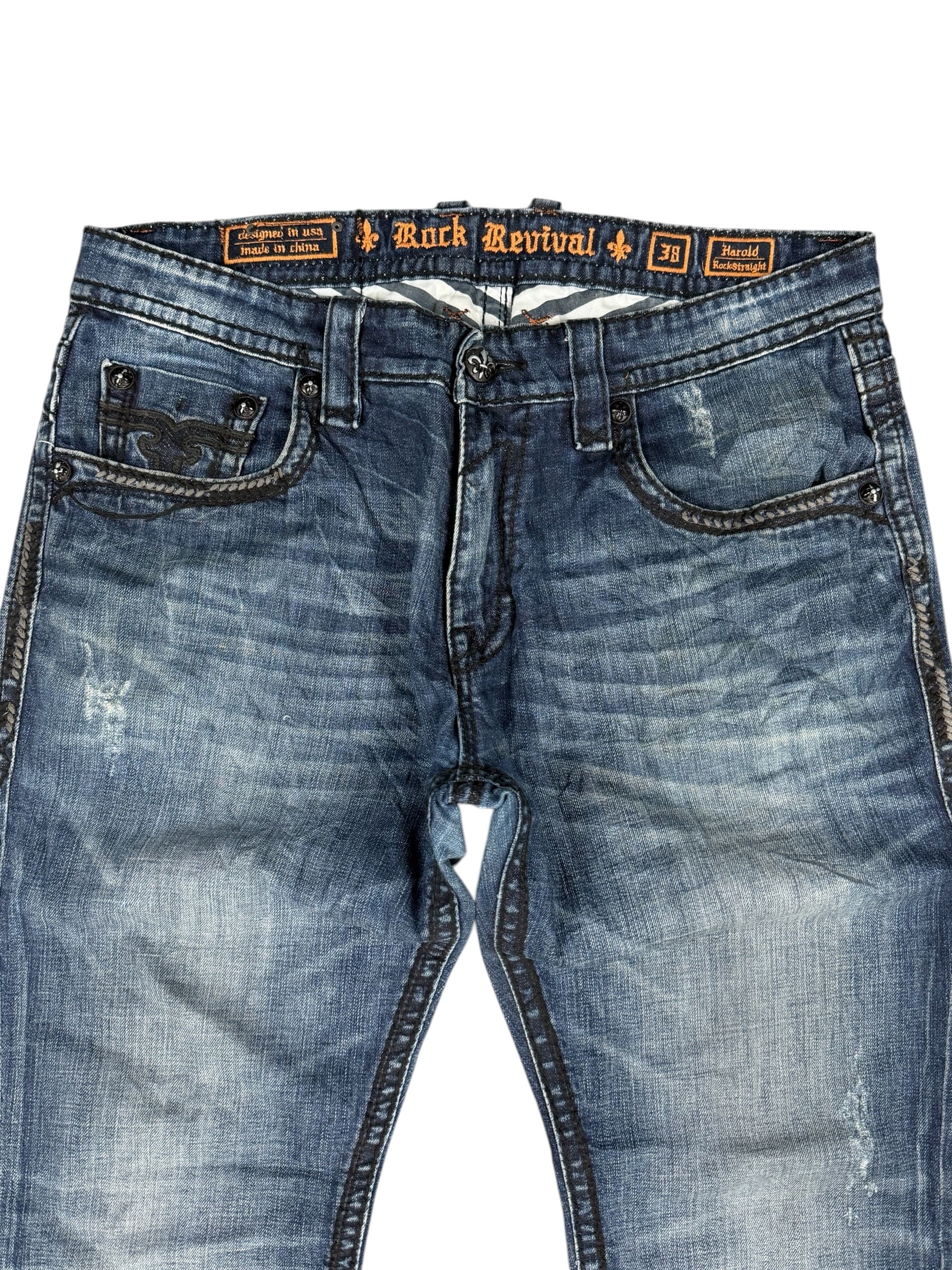 Rock Revival washed Jeans (L-XL)