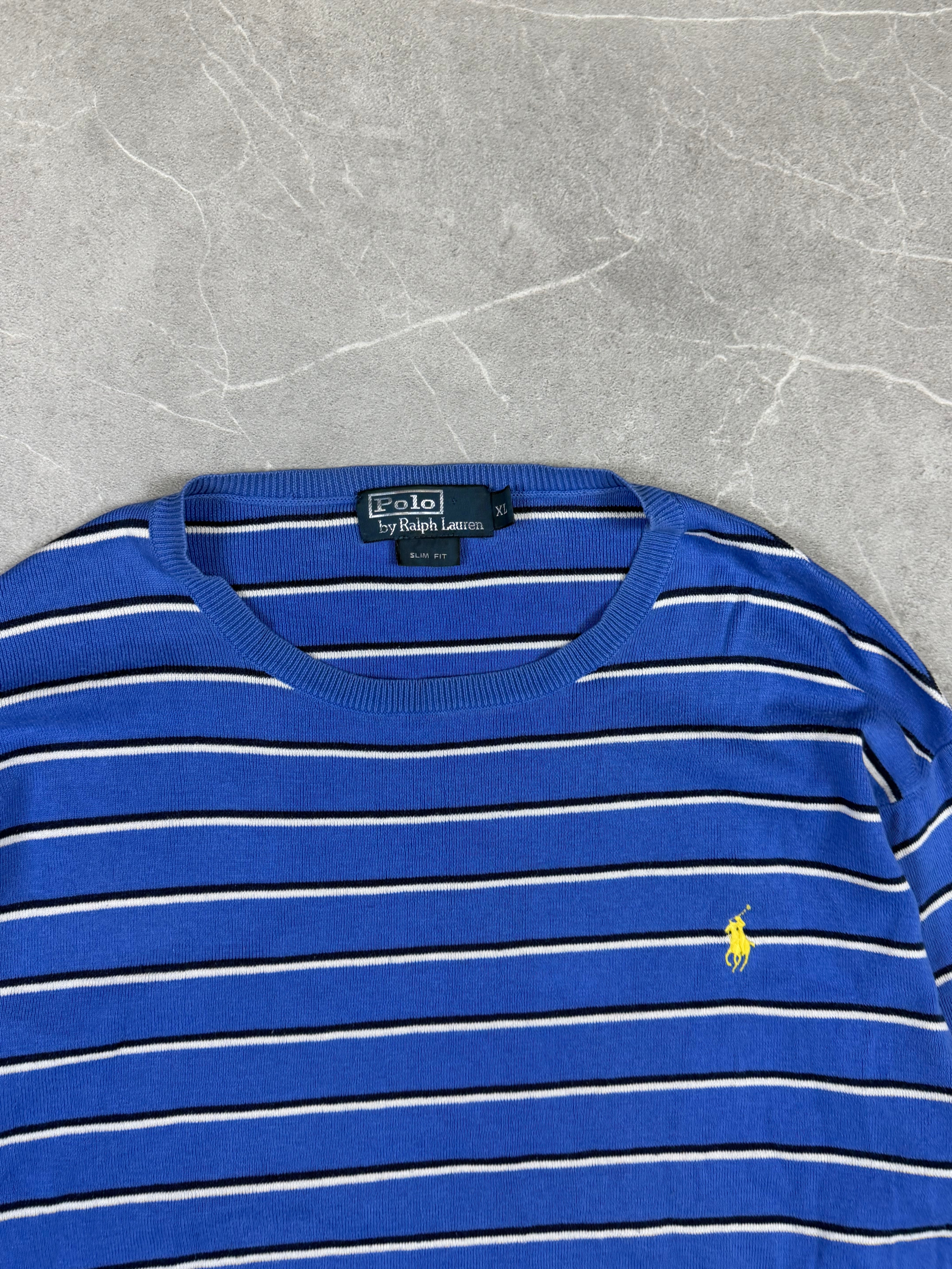 Rare Ralph Lauren striped Sweater (L-XL)
