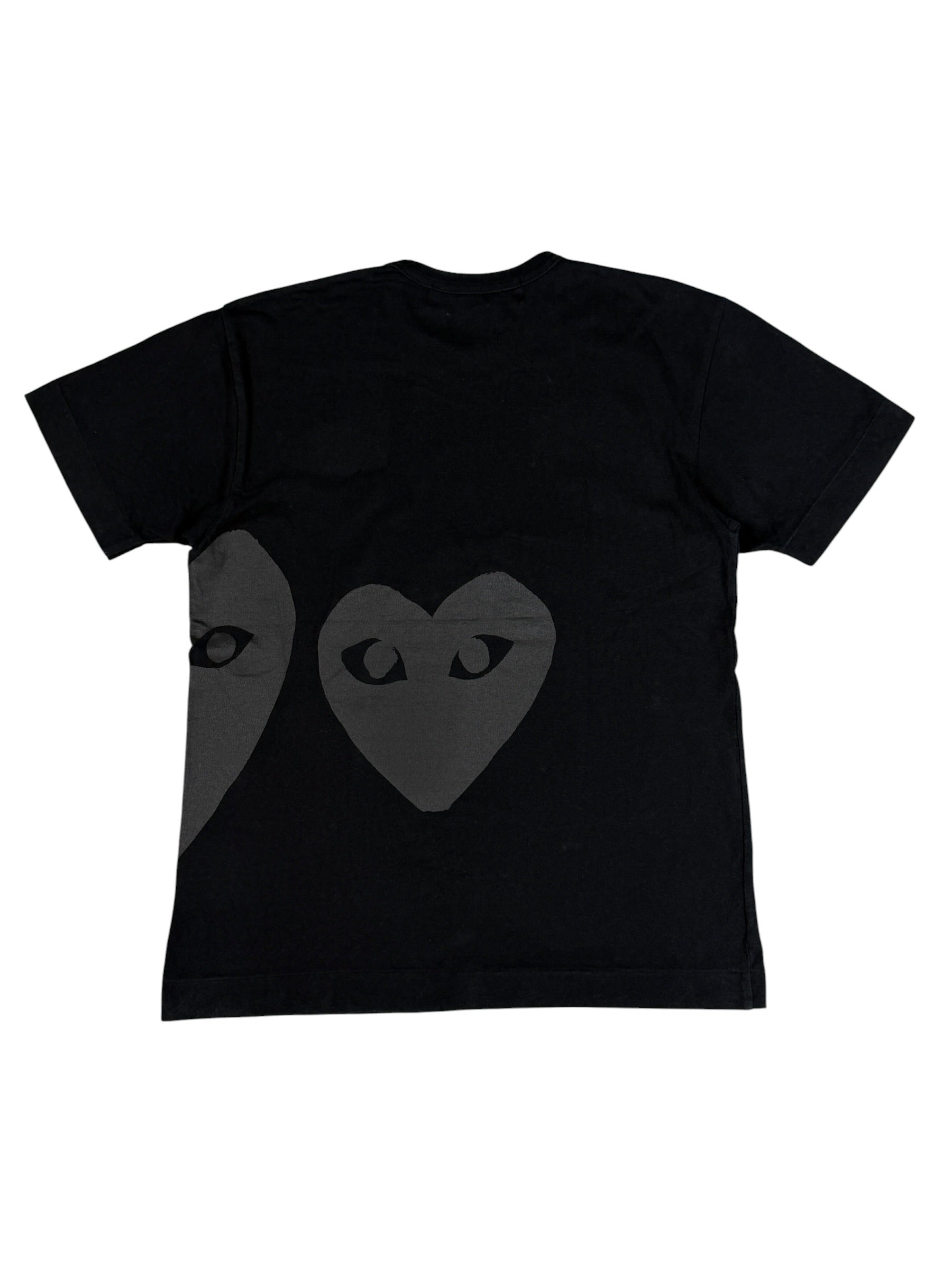 Comme des Garçons Play "Big Three Hearts" T-shirt (S)