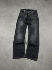 Versace Big Logo washed Straight Jeans (S)