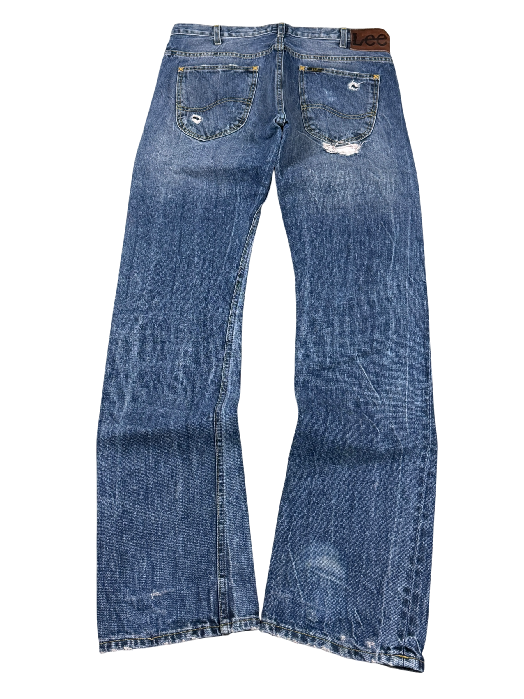 Vintage washed Straight Jeans (L)