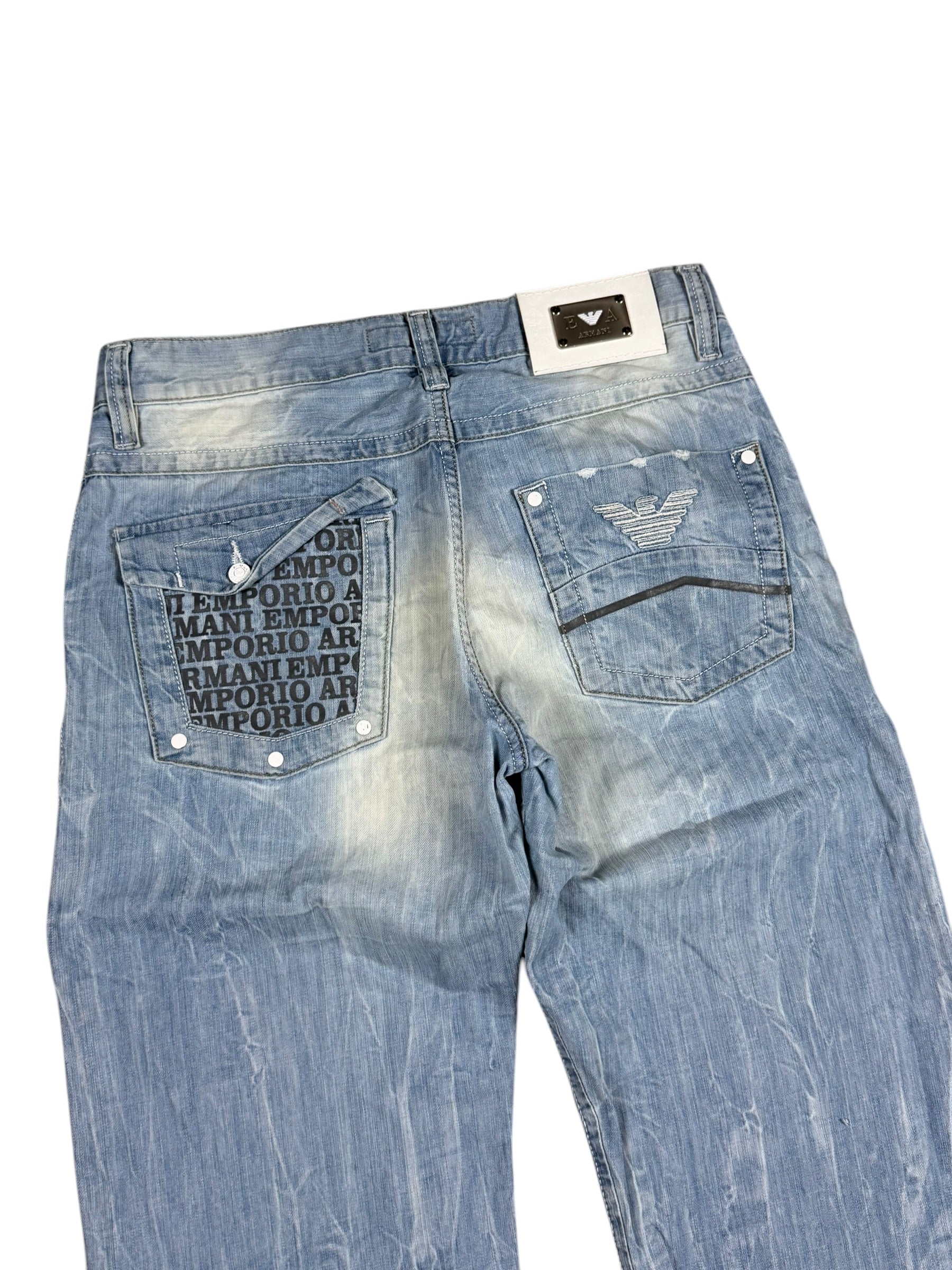Armani washed Bootcut Jeans (M)