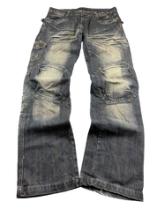 Crazy washed Bootcut Jeans (M-L)
