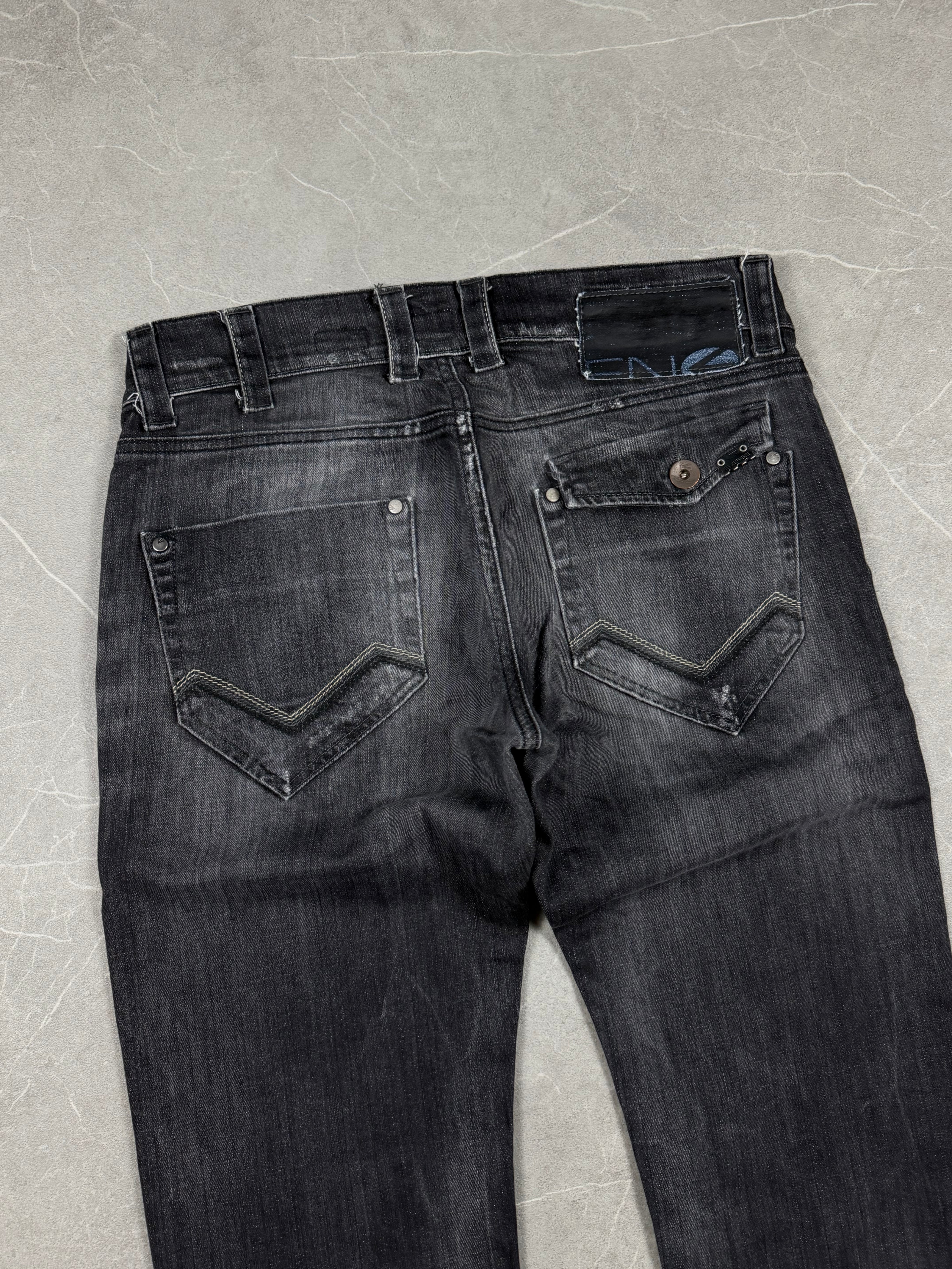 Vintage washed Straight Jeans (S-M)