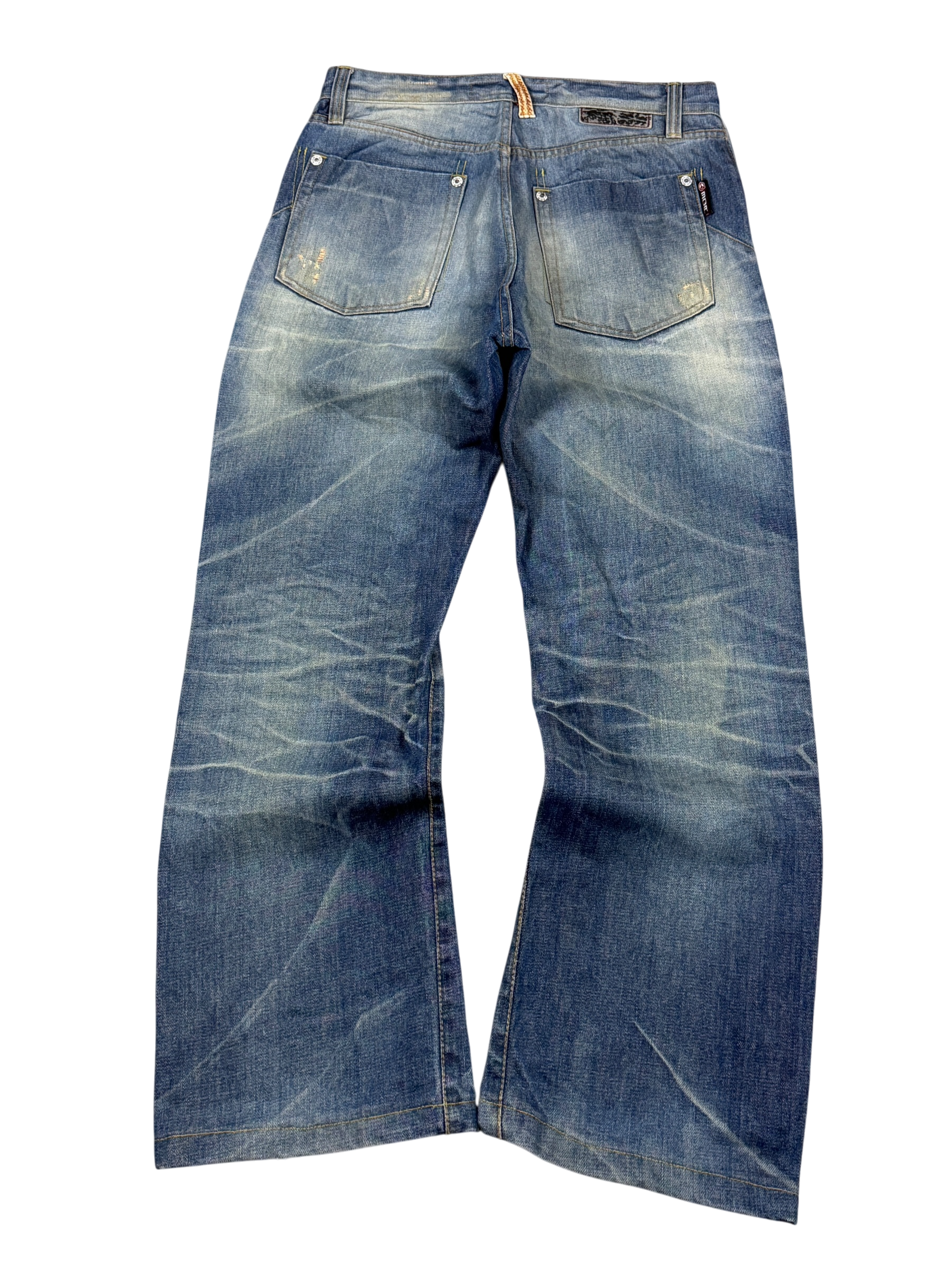 Washed Bootcut Jeans (S)