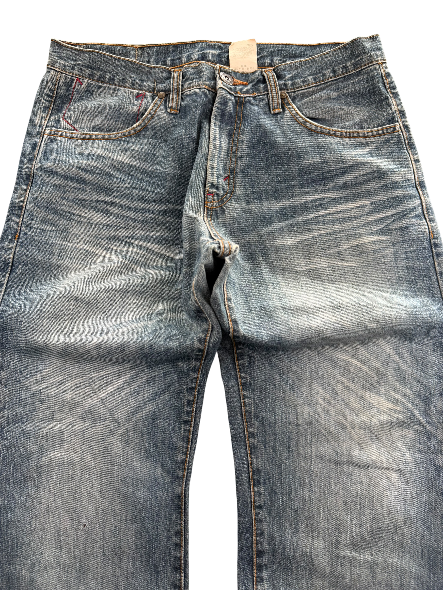 Washed Bootcut Jeans (S)