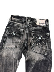 Ultra Washed Bootcut Jeans (XS-S)