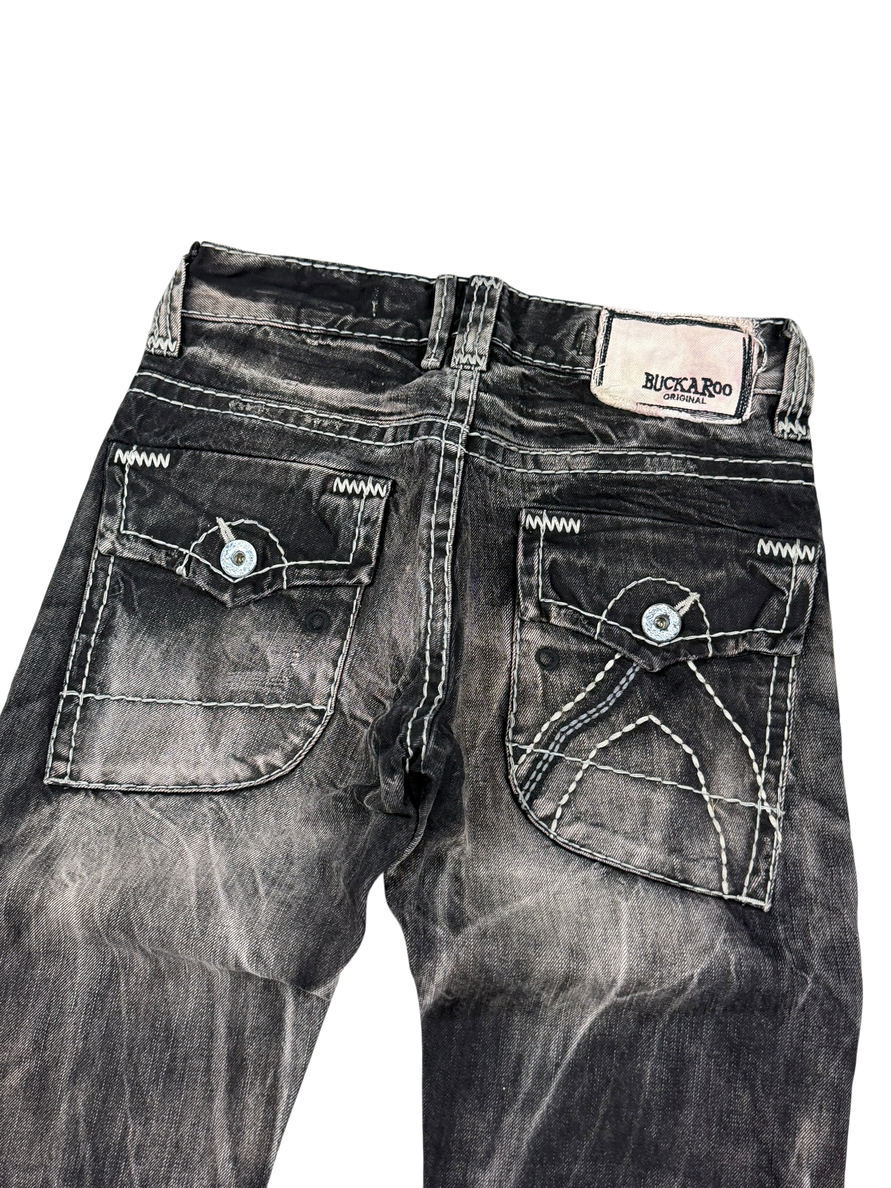 Ultra Washed Bootcut Jeans (XS-S)