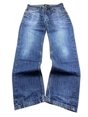 Crazy washed Straight Jeans (L)